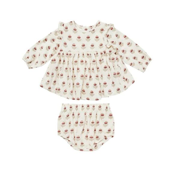 NWT! Rylee + Cru Dried Floral Long Sleeve Piper Set Size 2-3Y - Picture 2 of 9